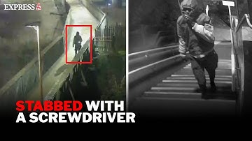 Chilling CCTV footage shows 