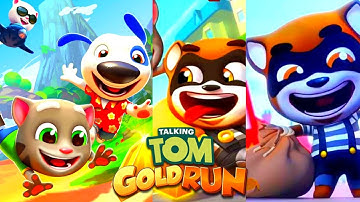Talking Tom Gold Run Android iOS gameplay Part-3 (Fight with Racoon)
