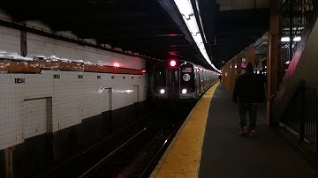 Brooklyn Bound R179 C Train Arriving And Departing At 145th Street