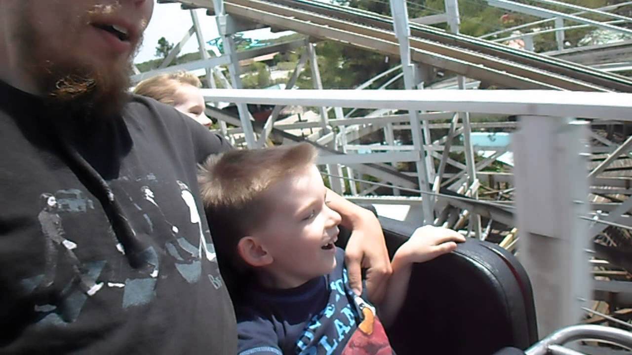 Rain's First Roller Coaster Ride! YouTube