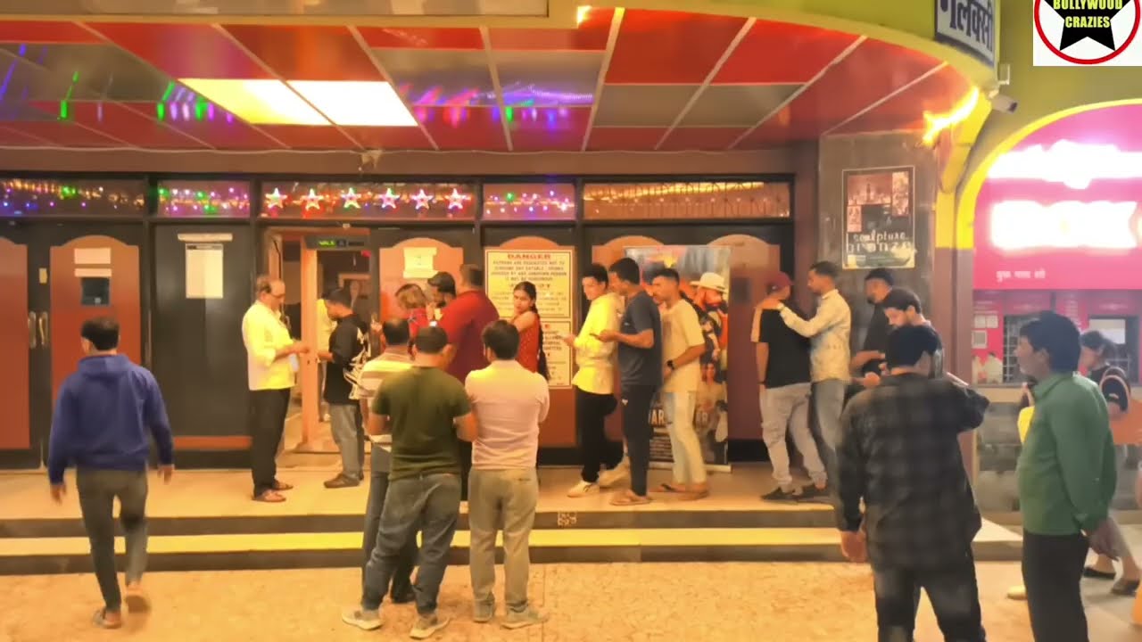 Border 2 Movie Public Line Day 6 Night Show At Gaiety Galaxy Theatre In Mumbai