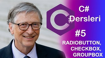 RADIOBUTTON, CHECKBOX, GROUPBOX - (C# Dersleri 2019 - #5)
