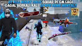 RELA TOOSON BERKALI KALI DEMI NYARI KONTEN SOLO VS SQUAD DI GRANDMASTER!!