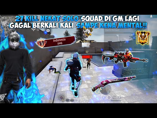 RELA TOOSON BERKALI KALI DEMI NYARI KONTEN SOLO VS SQUAD DI GRANDMASTER!! class=