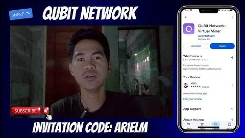 QuBit NETWORK | FREE MOBILE MINING APPLICATION |  TAGALOG REVIEW