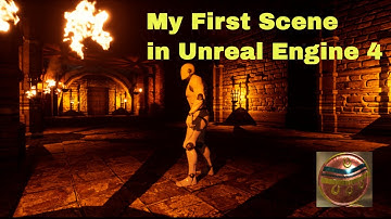 My First Scene in Unreal Engine - Video 3 Adding Assets and Modifying Textures with Blueprints