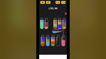 Soda Sort Water Color Puzzle Level 161 162 163 164 165 166 167 168 169 170 Solution Gameplay