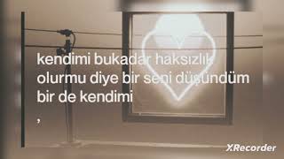 Anlyrics_2-seni düşündüm (söz müzik çağla ft Doğu swag )