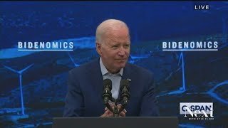 Biden pokes at Boebert in speech promoting infrastructure jobs