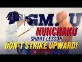 Nunchaku | SHORT LESSON: Don&#39;t Strike Upward!