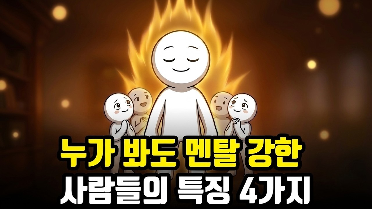 '누가 봐도 멘탈 강한' 사람들의 특징 4가지 | 강철 멘탈 되는 법