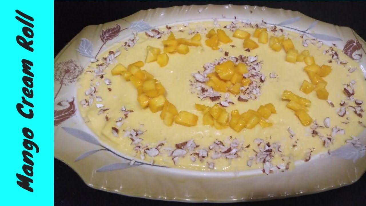 Mango cream roll recipe by Geteverything1 YouTube