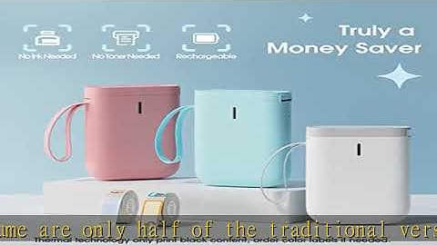NIIMBOT Label Maker Machine Tape Included D11 Portable Wireless Connection Label Printer Multiple T