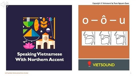 🇻🇳 Vietnamese : o - ô - u sound. Learn sound system in Vietnamese. Vietsound.