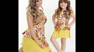 Arancel Recogiendo hojas Fuerza motriz Outfit Para Madre e Hijas - Combinación de ropa Hermosas - YouTube