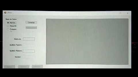 49 CRUD con C#, MySQL, MariaDB y PostgreSQL