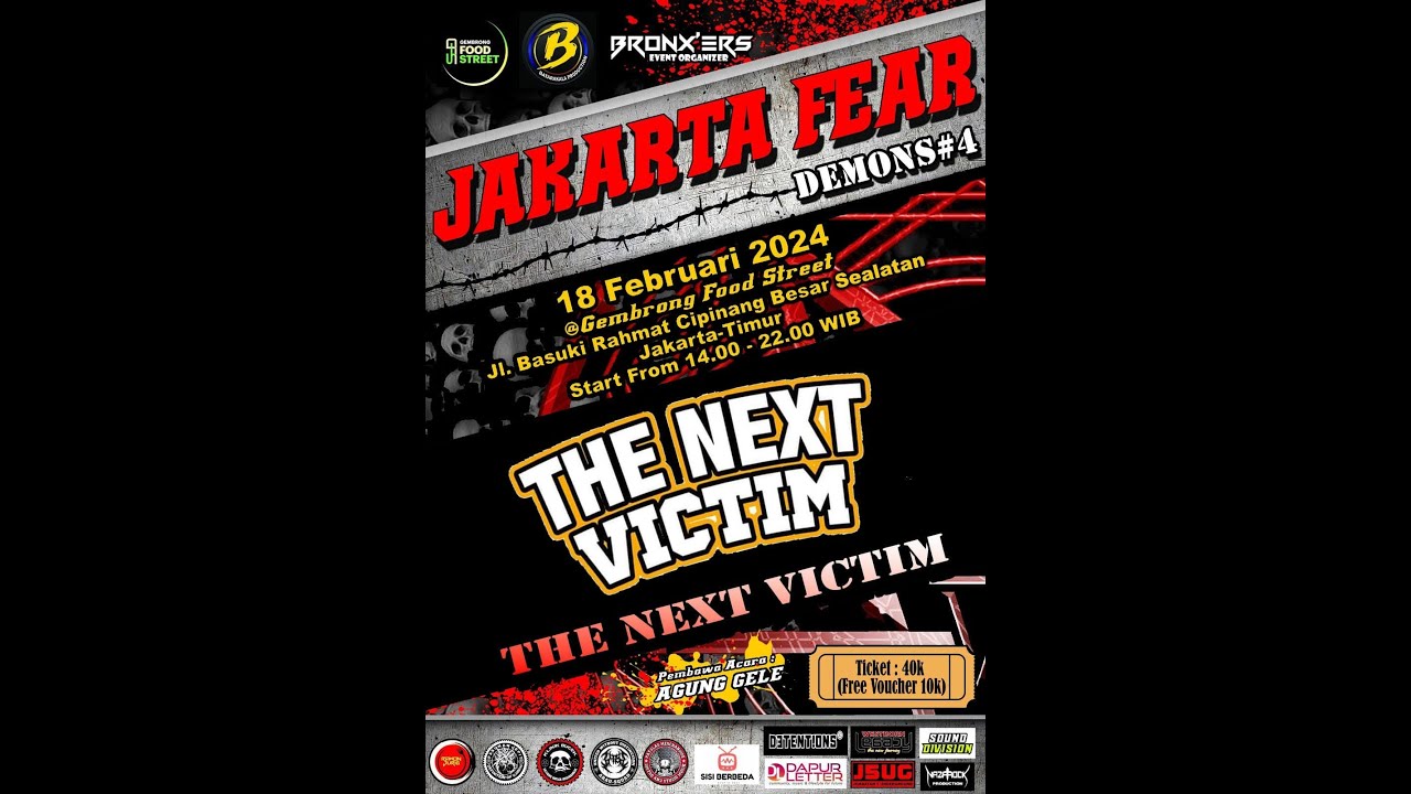 THE NEXT VICTIM [ Live ] Full show at JAKARTA FEAR #4 || HD quality