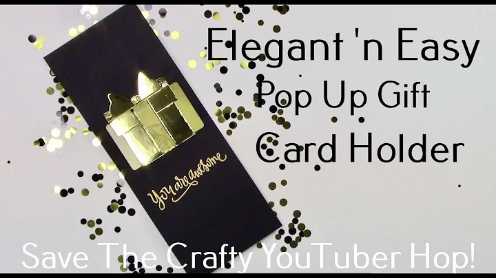 Elegant 'n Easy Pop Up Gift Card Holder!  Save The...