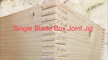 Single Blade Box Joint Jig