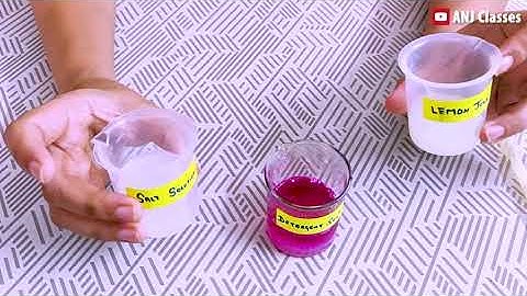 Acid Base test using Phenolpthalein indicator | Class 10 Class 7 | ANJ Classes  Confirmatory tests