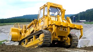 Old Track Loaders at Work  Cat 983, Cat 977, Cat 955K, Cat 955H, Cat No. 6 Shovel | Weiach Historik