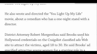 Famous Joseph Brooks 6-24-2009, reading of dailymail.uk article Wealth