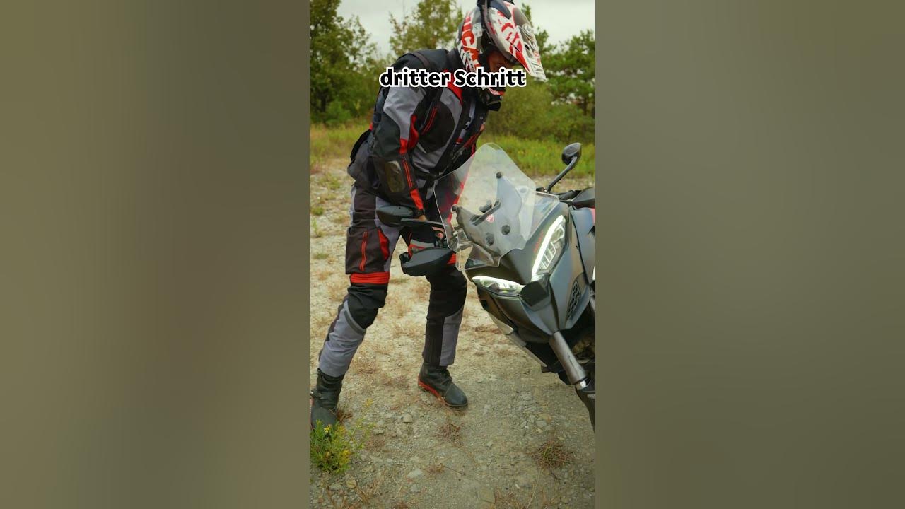 Motorrad richtig aufheben! #offroad #1000ps - YouTube
