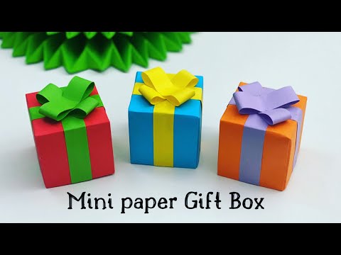 DIY MINI PAPER GIFT BOX / Paper Craft / Easy Origami  Gift Box DIY / Paper Crafts Easy / Gift Ideas
