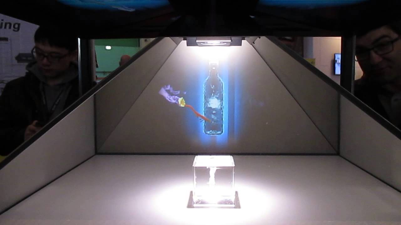 Голограмма на ISE-2015, реклама Bacardi - YouTube