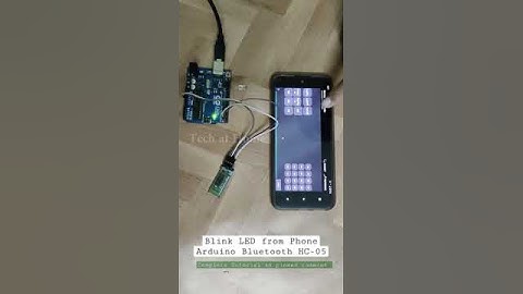 Arduino Bluetooth LED Blink #shorts Control led from phone #arduino #hc05 #ArduinoTutorials