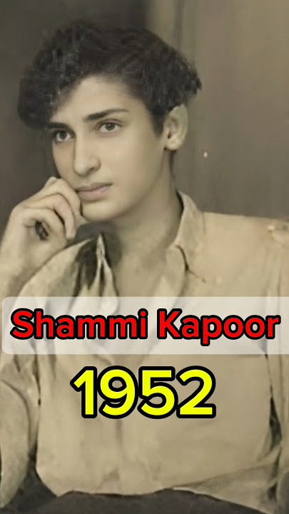 Shammi Kapoor (1931-2011) Age transformation #shammikapoor #oldactors #short