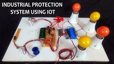How to make an Industrial protection system using IOT for btech EE I Best electrical project on IOT