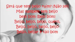 Video thumbnail of "Larissa Manoela - Beijo,Beijinho,Beijão  (Letra)"