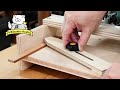Making clamps to hold various materials for a circular saw slide guide and other jigs (subtitled)