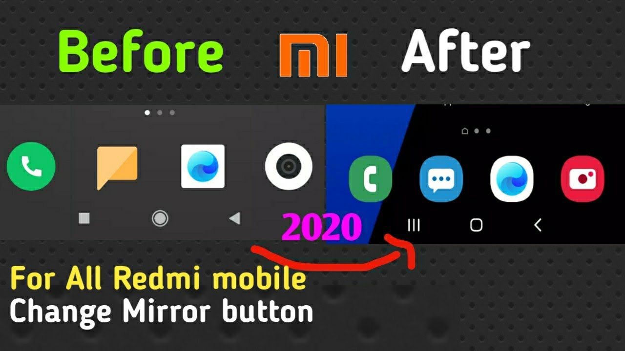 How to change redmi mobile nagativation bar 2020 Redmi mobile ka