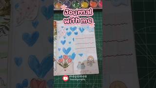 journal with me #journaling #journalwithme #sticker #aesthetic #shorts #shortvideo #scrapbooking