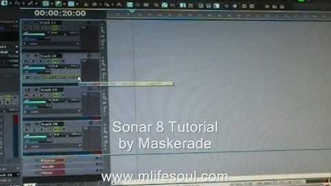Cakewalk Sonar 8 Tutorial 3: Recording (part 1 of 2)