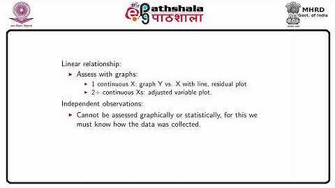 M-03. Model assumptions of linear regression