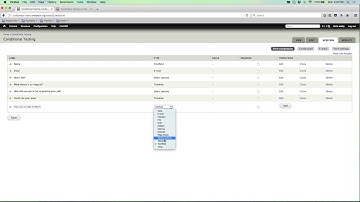 Drupal Training: Managing Webform Conditionals