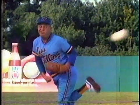 1983 - Miller Lite - Tastes Great vs. Less Filling Softball Game Commercial