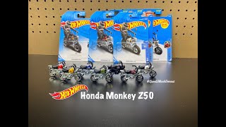 【6台セット】Hot Wheels Honda Monkey Z50コレクション Hot Wheels Honda Monkey Z50 - Hot Wheels Motorcycle Club