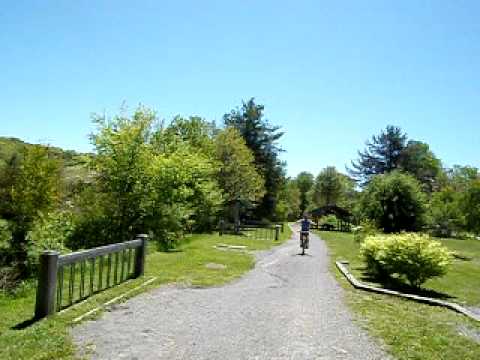 Ty on the Appalachian Trail-now we are biking!