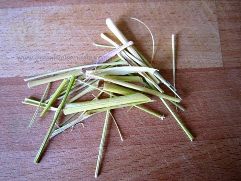 lemongrass -how to dry and store