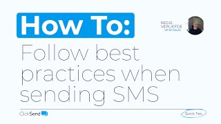 SMS best practices | ClickSend Quick Tips screenshot 3