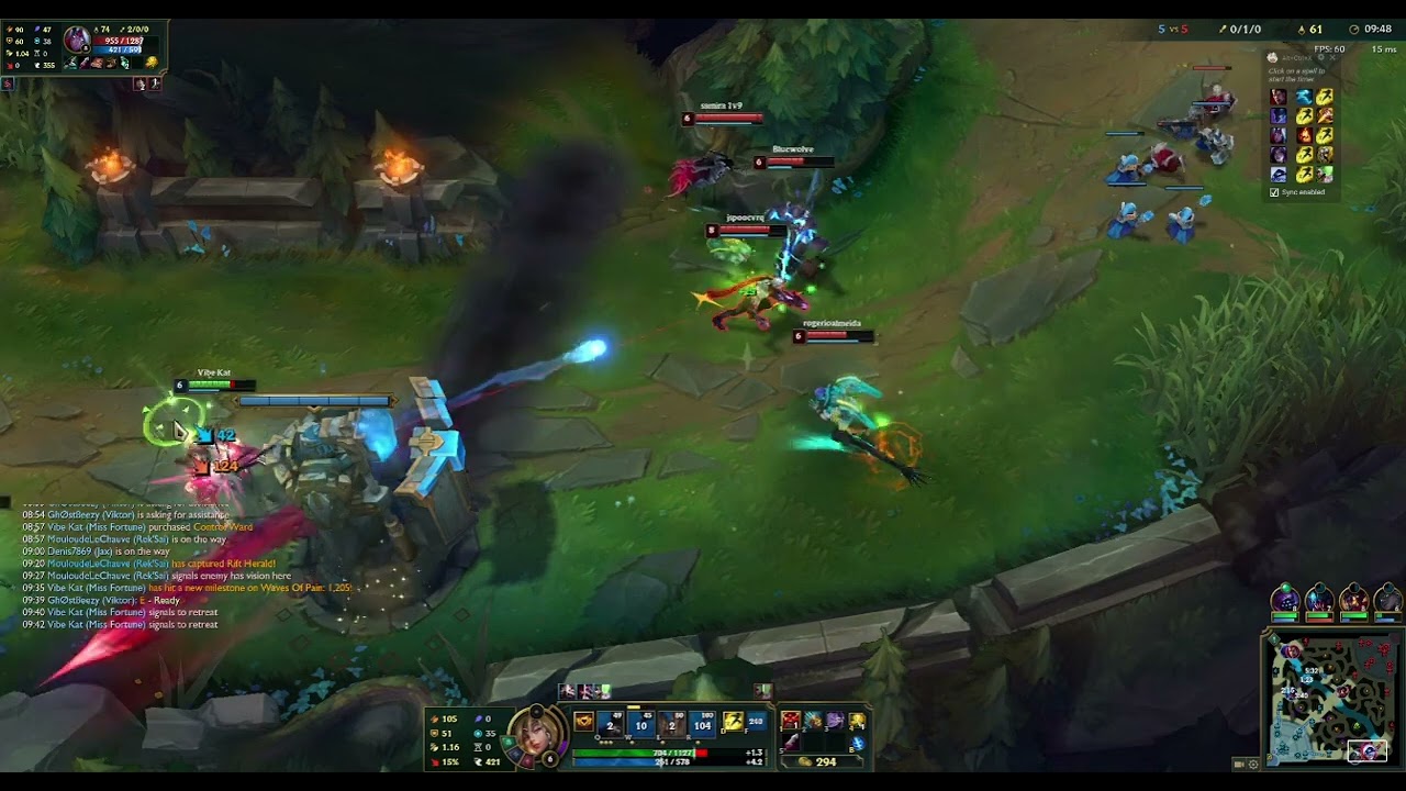 MF/Senna vs Kaisa/Xerath Full Game P4