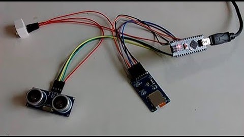 Arduino Nano: Measure distance with Ultrasonic Ranger and Log it to MicroSD Card With Visuino