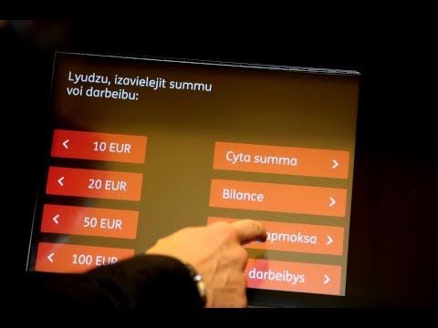 Video: Kā Uzstādīt Bankomātu