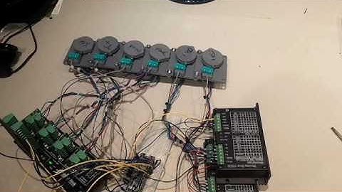 PSoC Grbl 6 Axis Testing