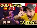 REACCIONO A LA FINAL DE GOD LEVEL PERÚ🇵🇪 ESPAÑA VS PERÚ 2019