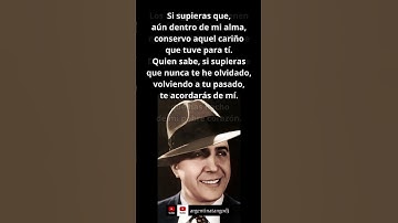 Thumbnail of CARLOS GARDEL: LA CUMPARSITA (TANGO CON LETRA DETALLADA) #tango #milonga #musica